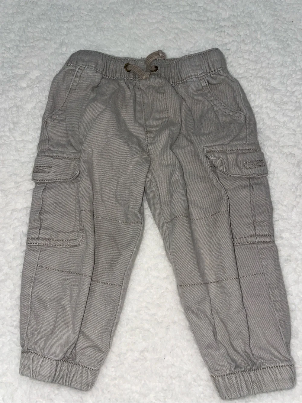 Carter's Light Gray Cargo Jogger Pants